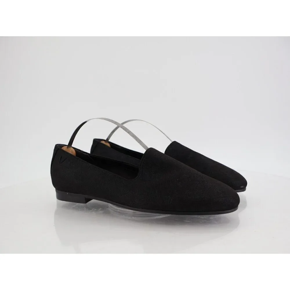 Vionic Willa Slip-on Flat Fabric Comfort Loafers Slip On Orthotic Size 6 Black